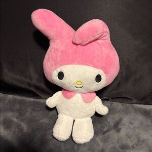 Pink and White Plush Toy